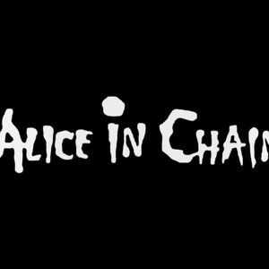 Alice in Chains Music die cut Vinyl Sticker white 7" wide